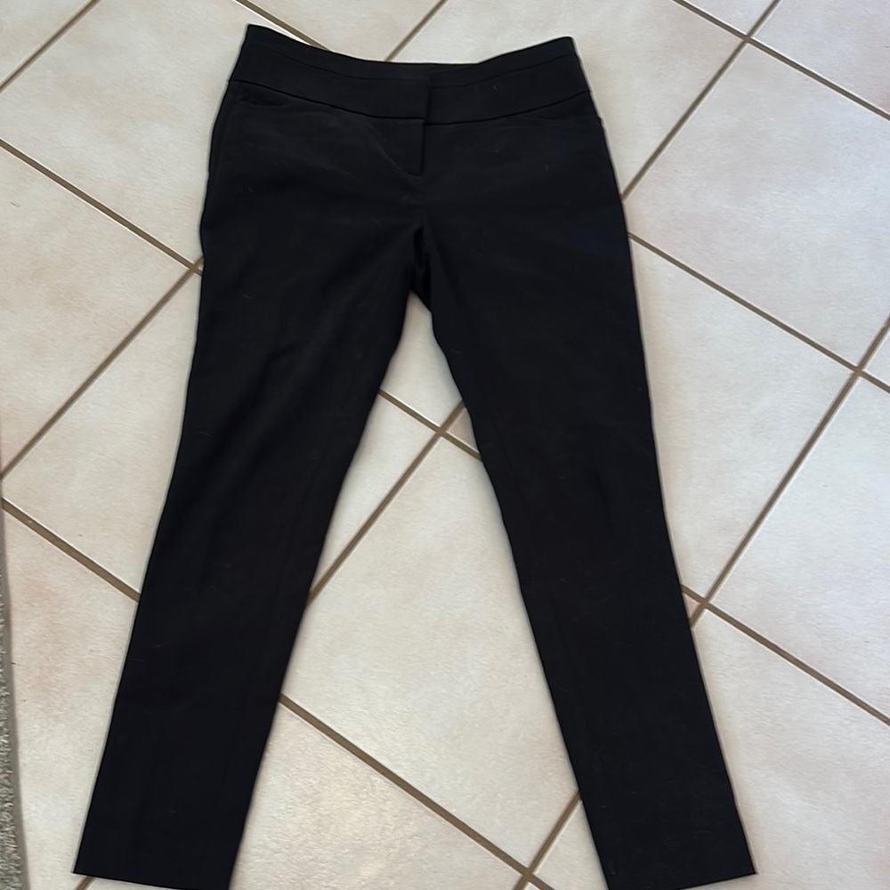 LOFT Black Ankle Cropped Pants
